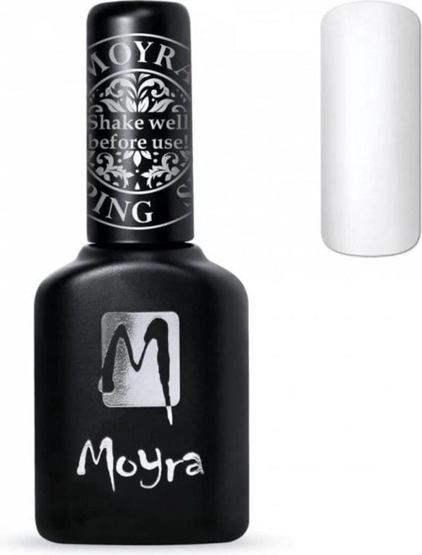 Moyra foil polish for stamping 10 ml fp02 white