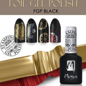 Moyra Foil UV Gel Polish 10 ml FGP01 Black