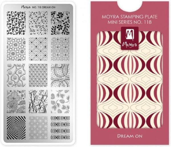 Moyra mini stamping plate 118 dream on
