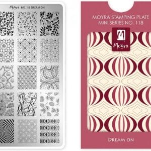 Moyra Mini Stamping Plate 118 Dream On