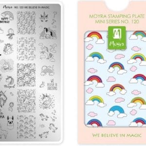 Moyra Mini Stamping Plate 120 We Believe in Magic