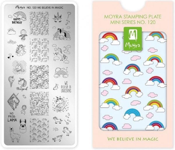 Moyra Mini Stamping Plate 120 We Believe in Magic