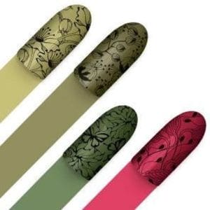 Moyra Nail Art Stamping Plate 63 - Baroque Garden