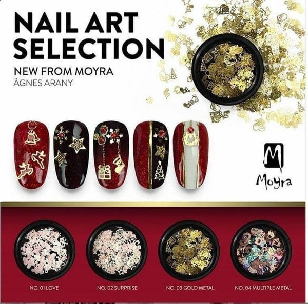 Moyra Nail art Selection nr 3 Gold Metal