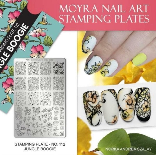 Moyra stamping plate - 112 jungle boogie