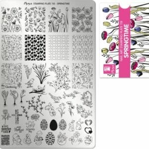 Moyra Stamping Plate 118 SPRING TIME