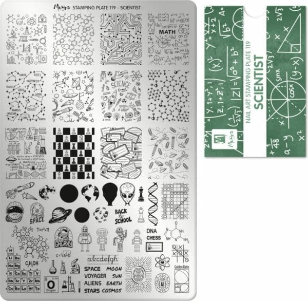 Moyra Stamping Plate 119 SCIENTIST