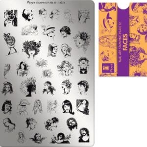 Moyra Stamping Plate 12 Faces