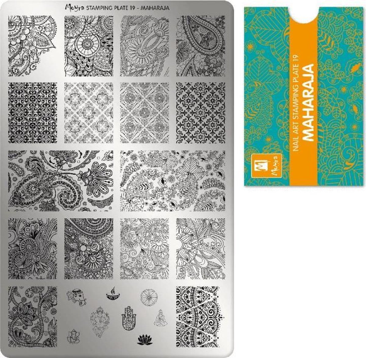 Moyra stamping plate 19 maharaja Moyra stamping plate 19 maharaja