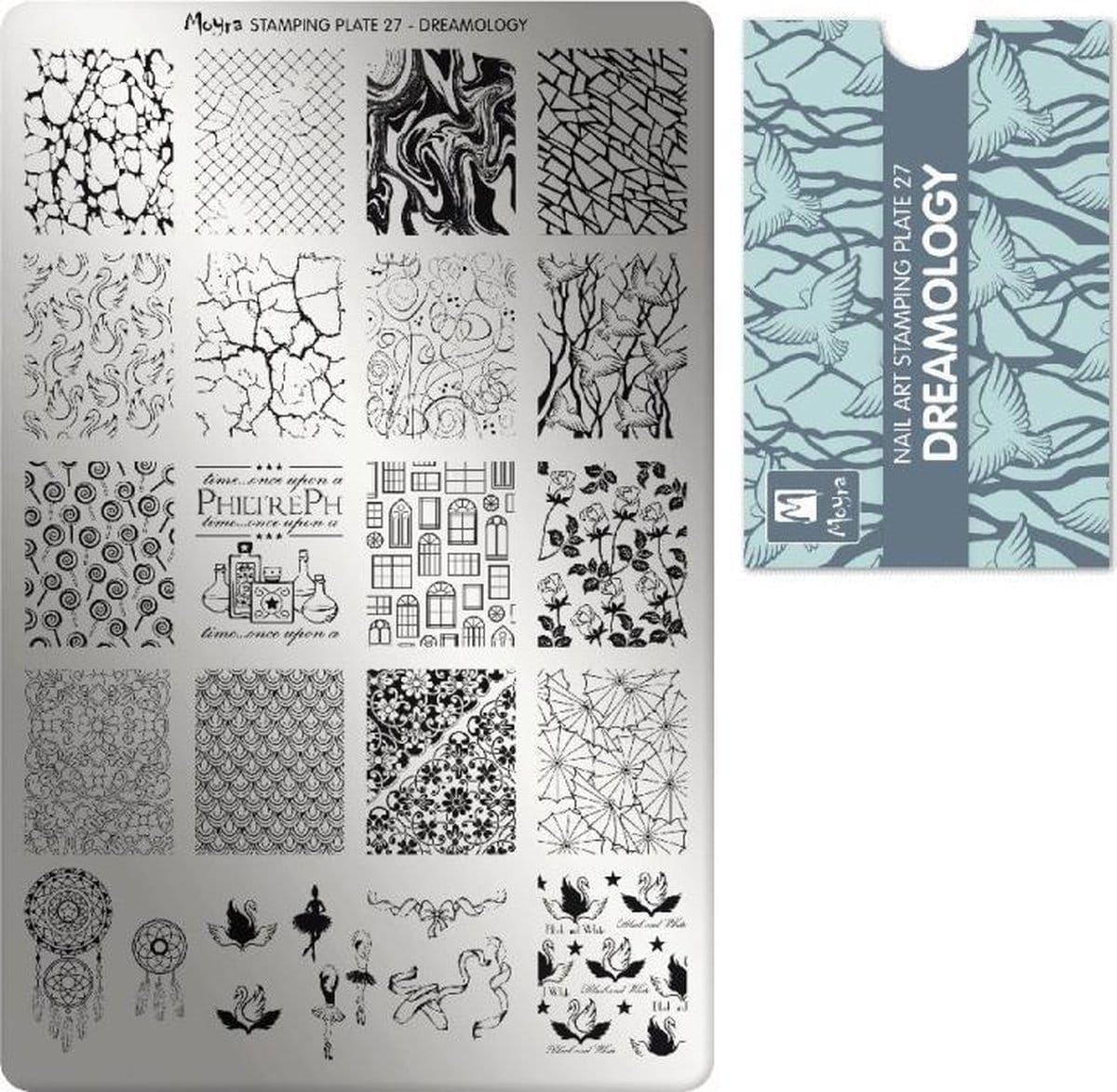 Moyra stamping plate 27 dreamology Moyra stamping plate 27 dreamology