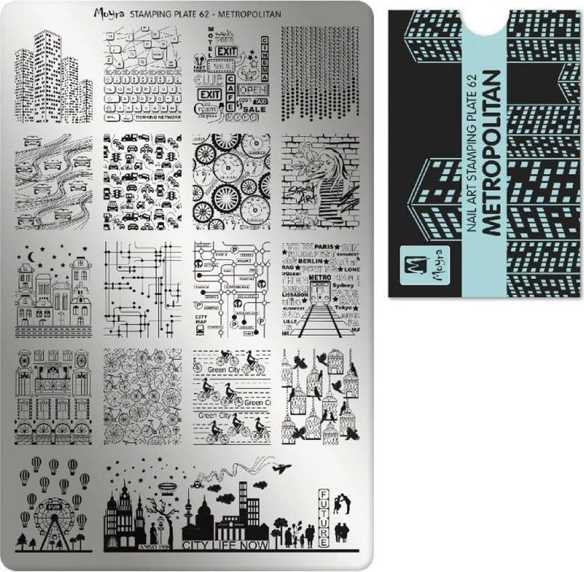 Moyra stamping plate 62 metropolitan Moyra stamping plate 62 metropolitan