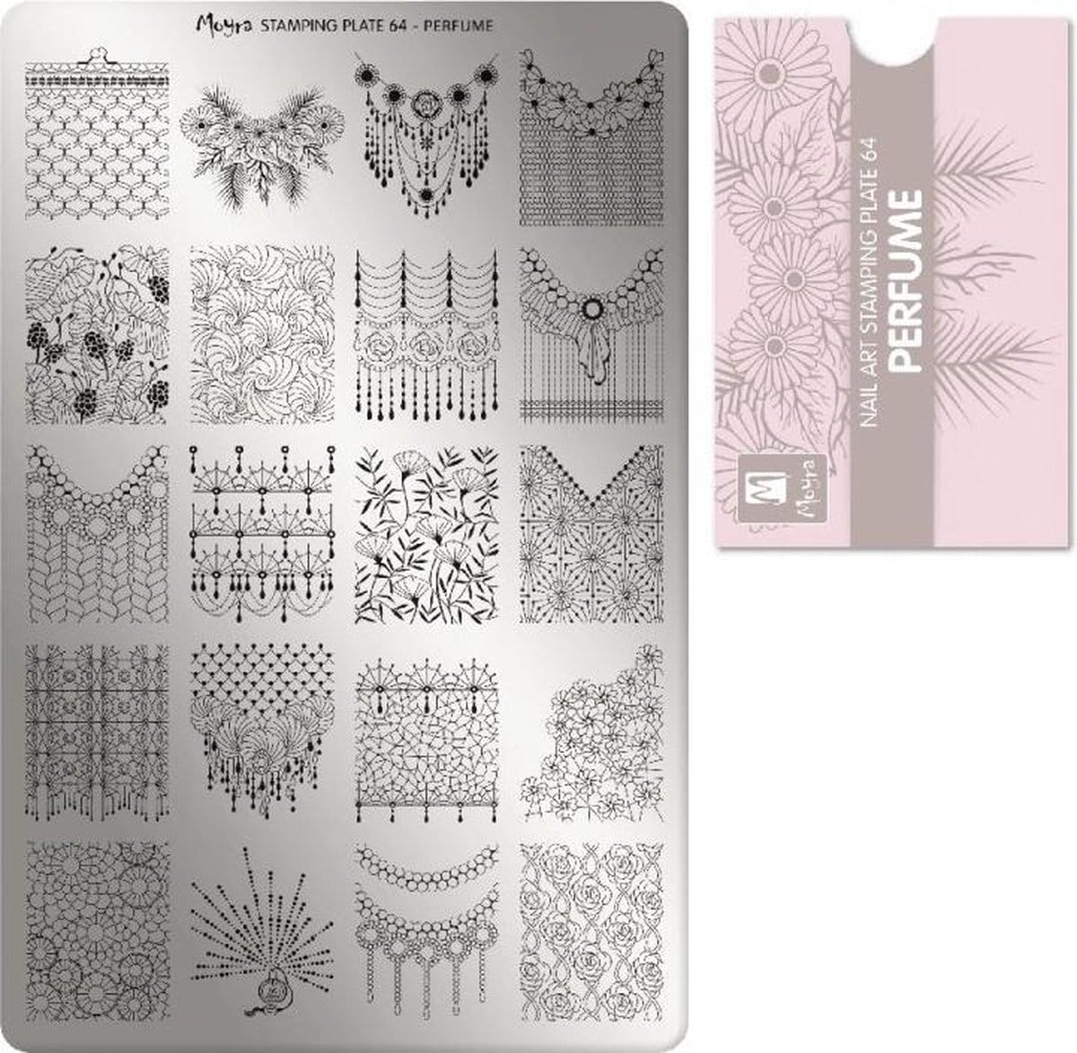 Moyra stamping plate 64 perfume Moyra stamping plate 64 perfume