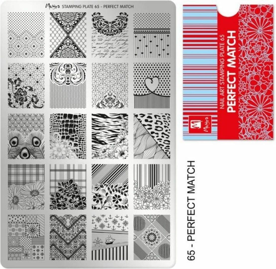 Moyra stamping plate 65 perfect match Moyra stamping plate 65 perfect match