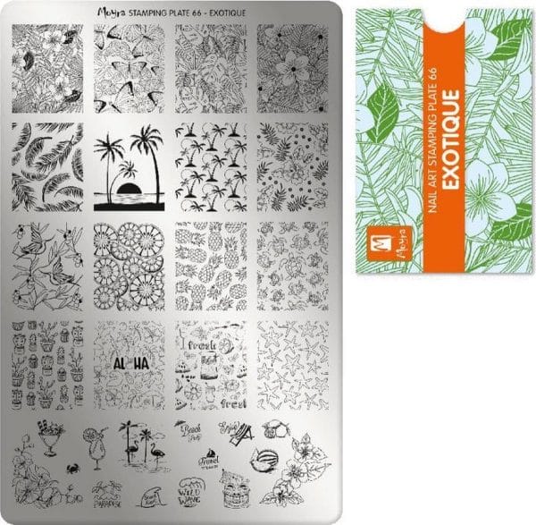 Moyra Stamping Plate 66 Exotique