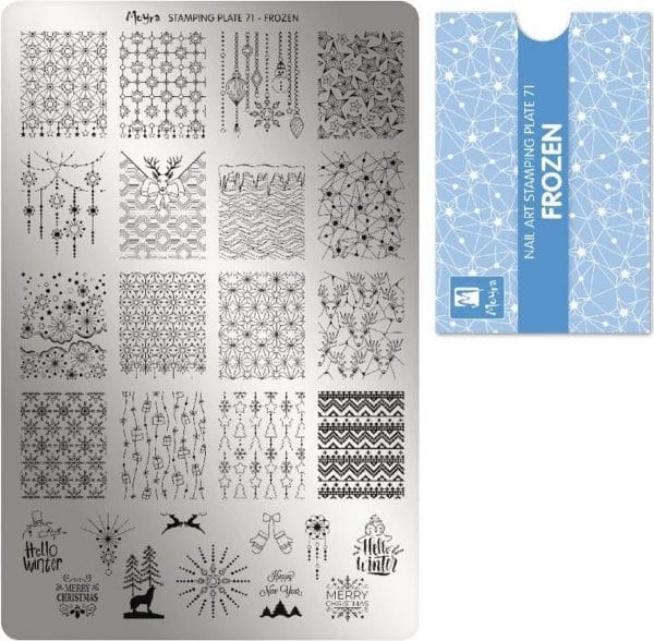 Moyra Stamping Plate 71 Frozen