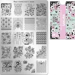 Moyra Stamping Plate 73 Sakura
