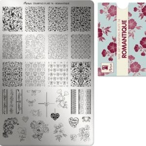 Moyra Stamping Plate 74 Romantique