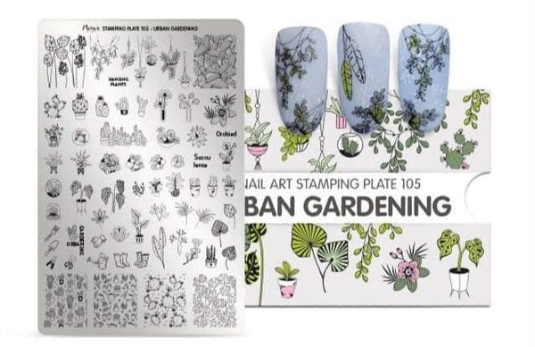 Moyra Stamping plate 105 - Urban Gardening