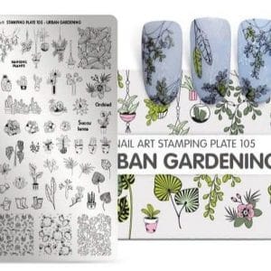 Moyra Stamping plate 105 - Urban Gardening