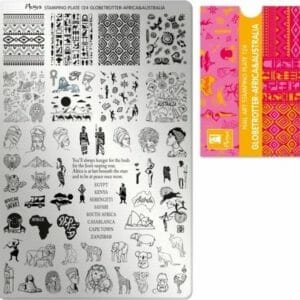 Moyra Stamping plate 124 Globetrotter | Africa & Australia