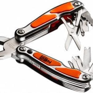 Multitool Aluminium 12-in-1 met ingebouwde LED lamp