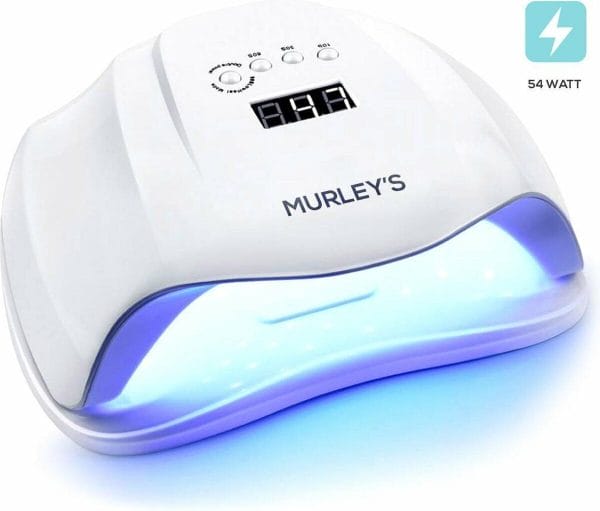 Murley's pro dual nagellamp gellak nageldroger - uv led nagel lamp - 54 watt - 36 led's