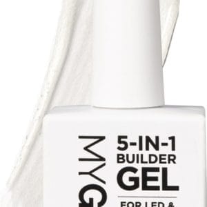 Mylee 5-in-1 Builder Versterkende Gel 15ml [Clear] - UV/LED Nagellak voor Harde Sterke Nageltips & Verlengingen, Voor Nail Art Decoraties, Stickers & Juwelen, Professionele Manicure Herstellen