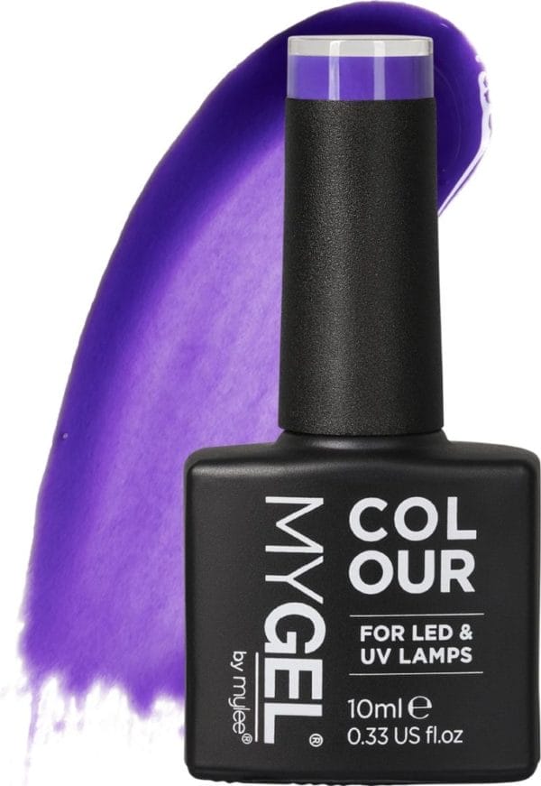 Mylee gel nagellak 10ml [amethyst] uv/led gellak nail art manicure pedicure, professioneel & thuisgebruik [neons range] - langdurig en gemakkelijk aan te brengen