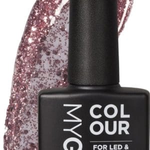 Mylee Gel Nagellak 10ml [Copper shine] UV/LED Gellak Nail Art Manicure Pedicure, Professioneel & Thuisgebruik [Bold Glitters Range] - Langdurig en gemakkelijk aan te brengen