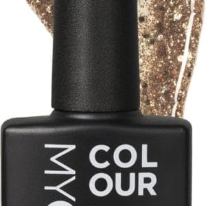 Mylee Gel Nagellak 10ml [Gold mines] UV/LED Gellak Nail Art Manicure Pedicure, Professioneel & Thuisgebruik [Bold Glitters Range] - Langdurig en gemakkelijk aan te brengen