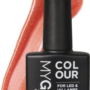 Mylee Gel Nagellak 10ml [Ibiza sunset] UV/LED Gellak Nail Art Manicure Pedicure, Professioneel & Thuisgebruik [Fine Glitters Range] - Langdurig en gemakkelijk aan te brengen