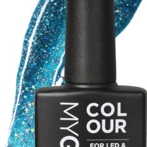 Mylee Gel Nagellak 10ml [Out of the blue] UV/LED Gellak Nail Art Manicure Pedicure, Professioneel & Thuisgebruik [Bold Glitters Range] - Langdurig en gemakkelijk aan te brengen