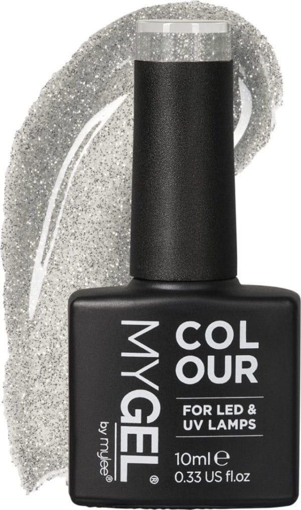 Mylee gel nagellak 10ml [shake it off] uv/led gellak nail art manicure pedicure, professioneel & thuisgebruik [fine glitters range] - langdurig en gemakkelijk aan te brengen