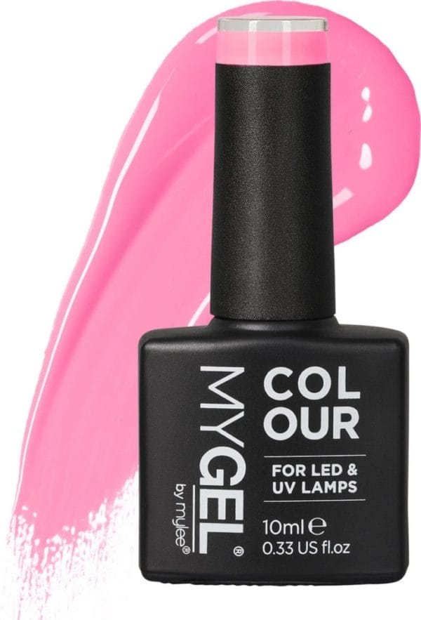 Mylee gel nagellak 10ml [stand by me] uv/led gellak nail art manicure pedicure, professioneel & thuisgebruik [pink range] - langdurig en gemakkelijk aan te brengen