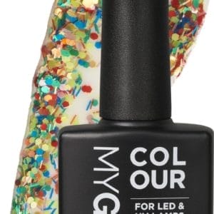 Mylee Gel Nagellak 10ml [Street Party] UV/LED Gellak Nail Art Manicure Pedicure, Professioneel & Thuisgebruik [Confetti Range] - Langdurig en gemakkelijk aan te brengen