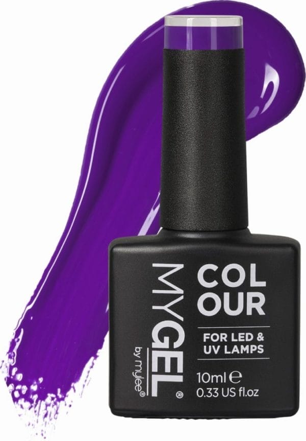 Mylee gel nagellak 10ml [ultra violet] uv/led gellak nail art manicure pedicure, professioneel & thuisgebruik [purple range] - langdurig en gemakkelijk aan te brengen