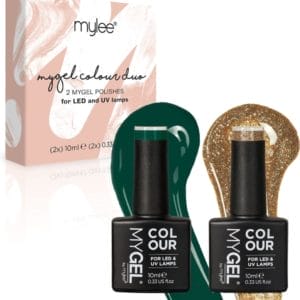 Mylee Gel Nagellak Set 2x10ml [Christmas Tree] UV/LED Gellak Nail Art Manicure Pedicure, Professioneel & Thuisgebruik - Langdurig en gemakkelijk aan te brengen