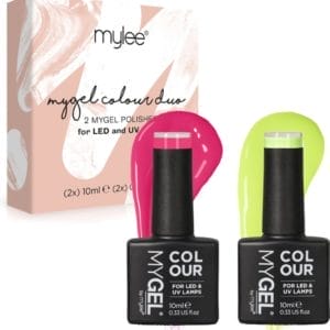 Mylee Gel Nagellak Set 2x10ml [Rave On] UV/LED Gellak Nail Art Manicure Pedicure, Professioneel & Thuisgebruik - Langdurig en gemakkelijk aan te brengen