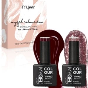 Mylee Gel Nagellak Set 2x10ml [Sugar and Spice] UV/LED Gellak Nail Art Manicure Pedicure, Professioneel & Thuisgebruik - Langdurig en gemakkelijk aan te brengen