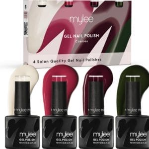 Mylee Gel Nagellak Set 4x10ml [Cosmos] UV/LED Gellak Nail Art Manicure Pedicure, Professioneel & Thuisgebruik [Autumn/Winter 2023] - Langdurig en gemakkelijk aan te brengen