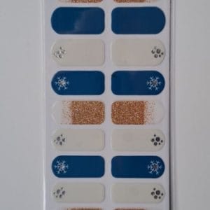 N-Wrap model 009 nailwraps - nagelstickers - kerst - winter