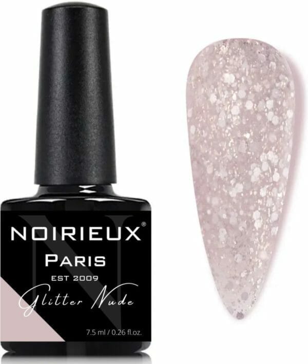 NOIRIEUX® Premium Gellak - Nagellak - Gel nagellak - Glitter Nude