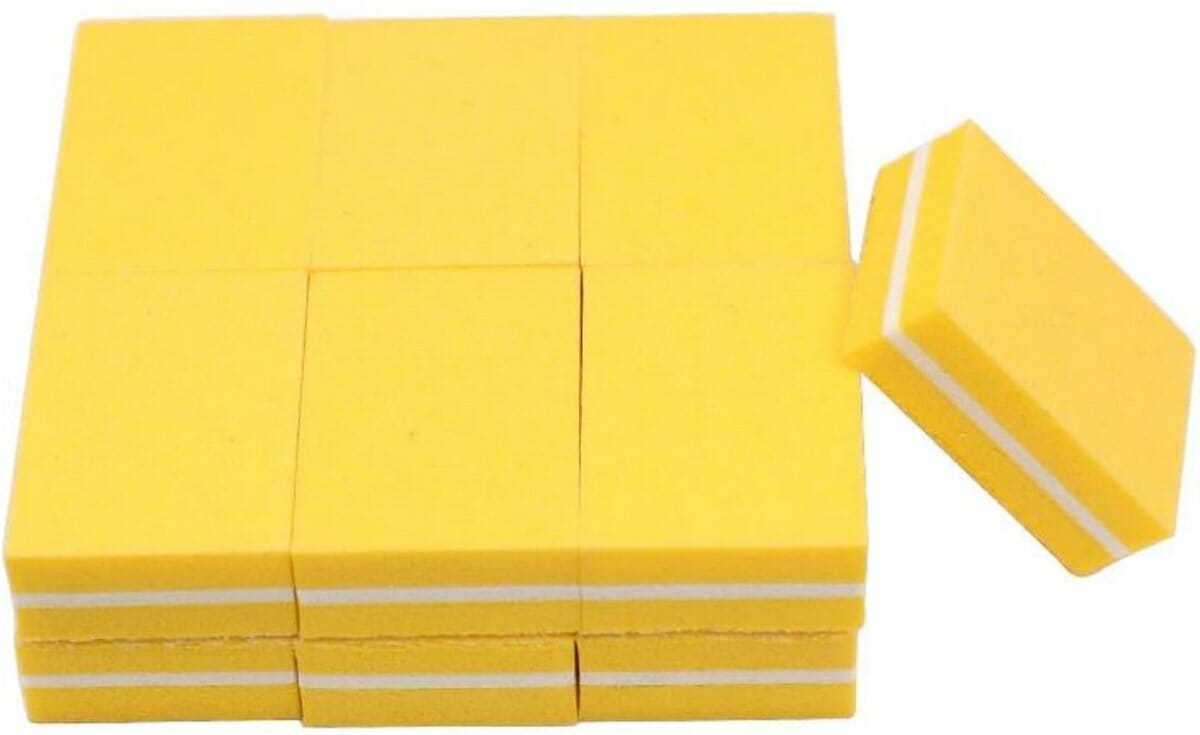 Goodbitz® - nagelbuffer - 25 stuks - buffers - buffer blok - nagel buffer blok - nagelvijl - polijstblok - polijstblok nagels - nagelbuffer - bufferblok voor nagels - nail buffer - buffervijl - buffer vijl - nagelbuffers - polijstblok - bufferblok Nagel buffer mini - 10 stuks - 100/180 grit - nagelbuffer - polijstblok - bufferblok - buffervijl - buffing block - nail buffer - geel