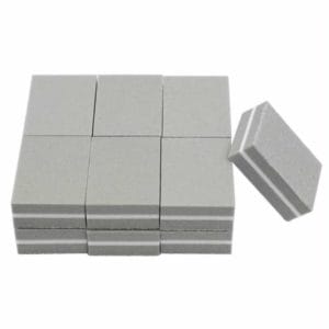 Nagel buffer mini - 10 stuks - 100/180 grit - Nagelbuffer - Polijstblok - Bufferblok - Buffervijl - Buffing block - Nail Buffer - GRIJS