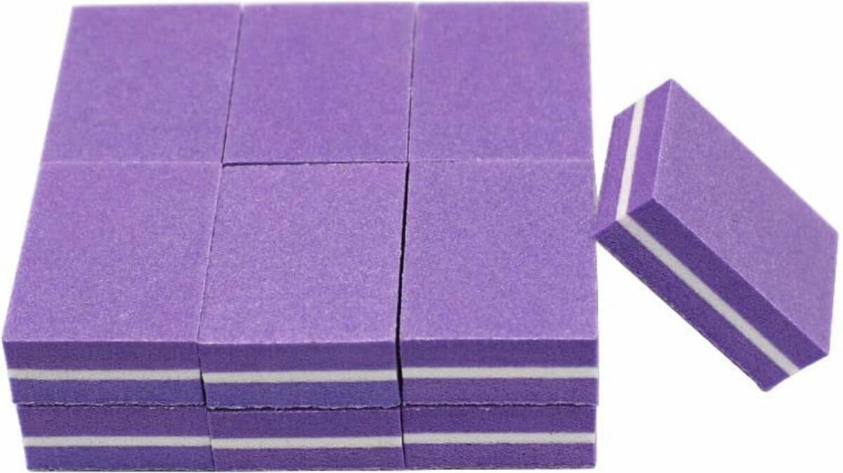 Goodbitz® - nagelbuffer - 25 stuks - buffers - buffer blok - nagel buffer blok - nagelvijl - polijstblok - polijstblok nagels - nagelbuffer - bufferblok voor nagels - nail buffer - buffervijl - buffer vijl - nagelbuffers - polijstblok - bufferblok Nagel buffer mini - 10 stuks - 100/180 grit - nagelbuffer - polijstblok - bufferblok - buffervijl - buffing block - nail buffer - paars