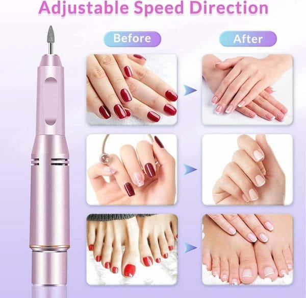Nagelfrees - Nagelvijl - Elektrische Nagelvijl - Automatische Nagelvijl - Manicure en Pedicure - Nagelsalon - Electric nail file