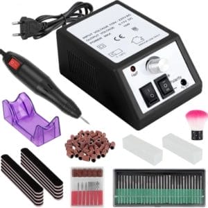 Nagelfrees Professioneel - Elektrische - Met Bitjes - Nagelvijl - Manicure Set Elektrisch - Pedicure Apparaat - Zwart