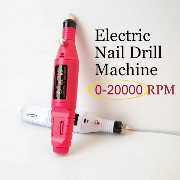 Nagelfreesmachine - Professionele Elektrische Nagel Boor Machine - Nagelvijl - Pedicure Manicure Boor Set - Frezen Set - Toeren 20000 Rpm - Polijstapparatuur - Roze