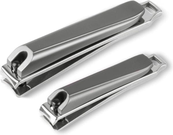 Nagelknipper 2 stks nail cutter set teennagel vingernagel clippers kit met catcher file voor dikke nagels mannen vrouwen