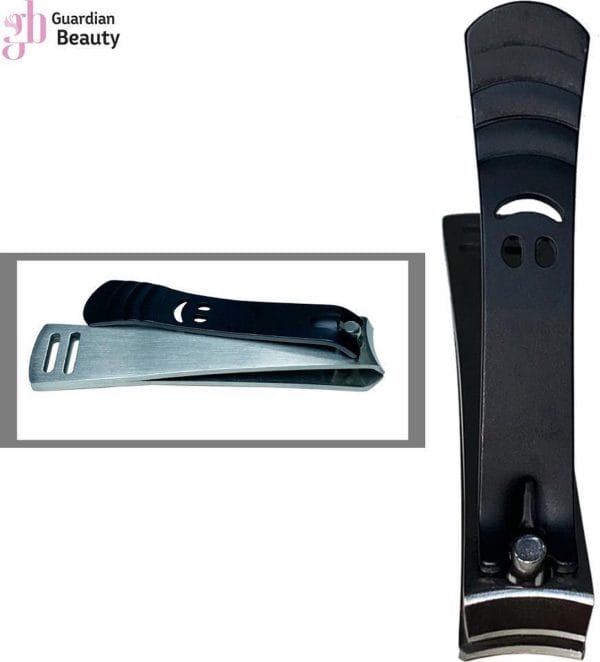 Nagelknipper in de vorm van een smiley | Combo Nagelknipper - zwart